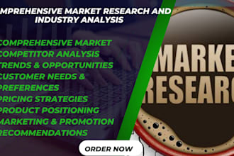 do market research and detailed industry analysis