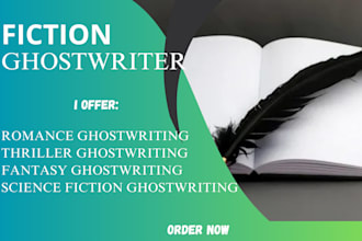 be your fiction ebook ghostwriter