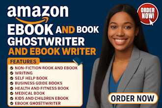 ghostwrite 40k words ebook ghostwriter, nonfiction book, self help book writer