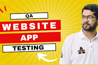 do website testing and app testing, QA, usability testing, UI ux testing
