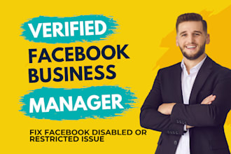fix and provide facebook business manager with profile or immortal bm