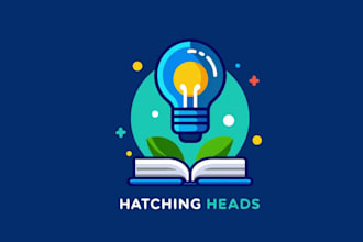 design enhance unique educational podcast logo