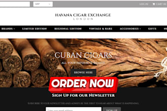 design high selling cuban cigar shopify store cosmetic cuban cigar dietary store