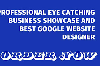 design create professional google site website for your niche