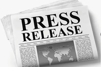write and press release your article on yahoo finance