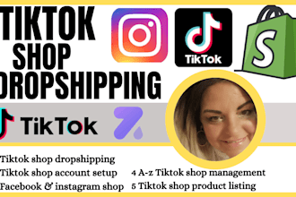 create tiktok store setup expert tiktok shop and tiktok dropshipping shop