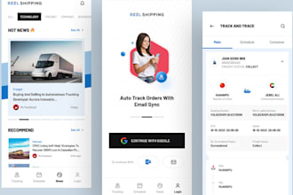 shipping management app freight, logistic, fleet delivery app development