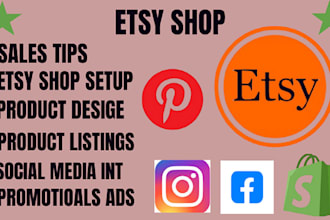 advertise etsy shop promotion boost traffic sales seo virtual assistant rank ads
