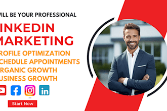 be your social media manager and appointment setter