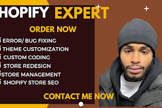fix shopify error and bugs, shopify coding, shopify speed, shopify customization