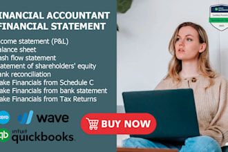 do balance sheet, profit and loss using qbo, xero, excel
