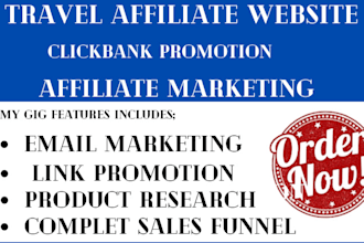 boost travel affiliate website sales funnel link promotion affiliate sales