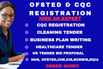 do UK tender, cqc, ofsted, cls, cleaning tender, home care policy and procedure