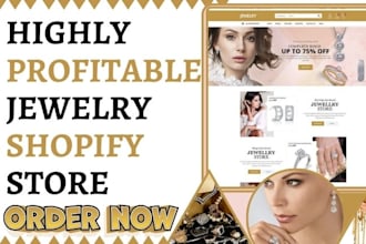 build jewelry shopify jewelry store fashion jewelry website jewelry dropshipping