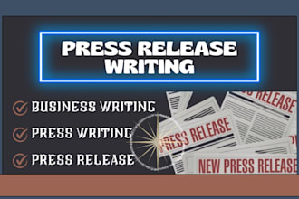 write press release PR writing submit press release music crypto haro in 24hrs
