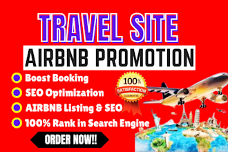 do travel site promotion airbnb listings hotel promotion to boost bookings