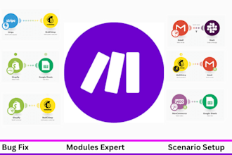 setup make com integration scenarios made com automation API