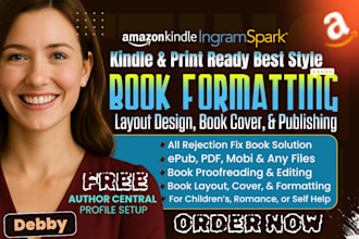 do amazon kdp book editing,ebook design for amazon kdp paperback book formatting
