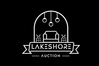 make strange suitable furniture logo for a lake shore