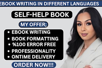 ghostwrite nonfiction selfhelp medical christian fellowship ebook as book writer