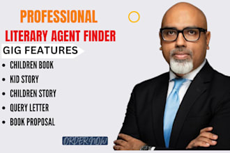 find top notch literary agents for your children book, children story, kid story