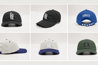 do vintage typography hat cap and snapback design and pattern printify printful