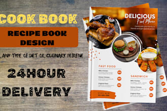 do cookbook cover design food recipe ebook kindle  cover design 3d mockup