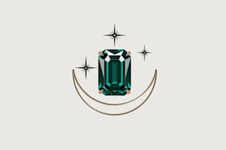 design superior artwork gemstone brand logo