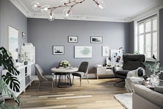 build 3d house texturing in 3ds max, remodel residential apartment, blender 3d