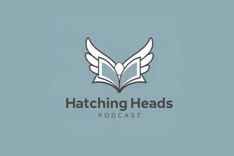 design the best modern educational podcast logo