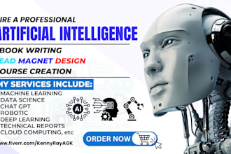write artificial intelligence, robotics ebooks, do video editing and workflows