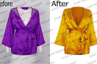 image editing , background removal or retouching