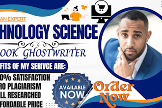 ghostwrite 30k words technology ebook, science, cyber security ebook ghostwriter