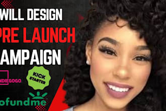 design prelaunch page for your crowdfunding kickstarter indiegogo campaign