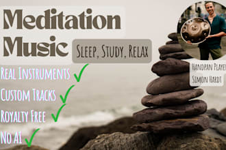 compose custom relaxing meditation music royalty free