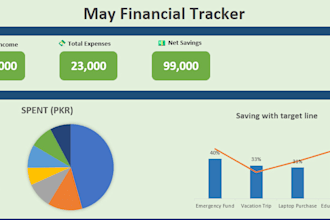 create a professional excel budget planner and dashboard