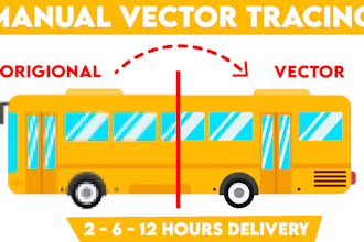 perfectly trace logo or image to vector in just few hours