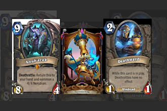 create board game or card game design with box