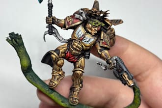 paint any 40k miniatures at a high level