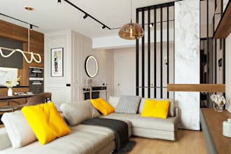 design house interior model, multi storey apartment, warehouse, villa rendering