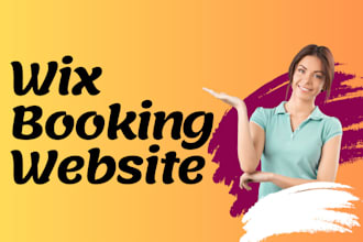 design wix booking website, wix online website designer