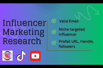 find best instagram, youtube, tiktok influencers list for influencer marketing