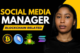be your web3 token nft crypto social media manager and content creator