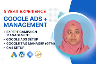 setup and manage your google ads performance max campaign for your business