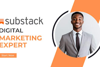 design substack newsletter editable substack email template grow substack page