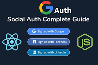 integrate google, social auth, oauth signin