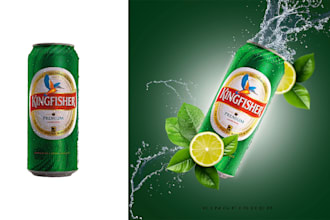 do product manipulation composition, poster design