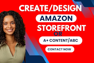 design amazon brand storefront  ebc or brand storefront  design a plus content