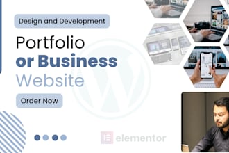 design and develop wordpress personal, business, blog or portfolio website