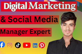 manage digital marketing and social media manager